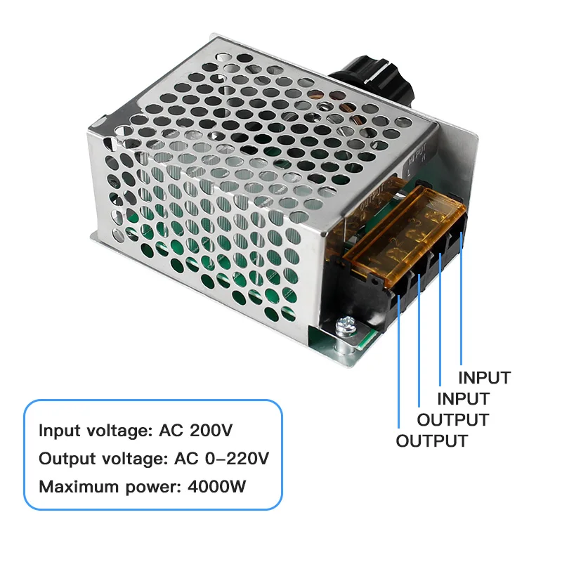 High Power Voltage Regulators Dimmer Ac 220V 2000W 4000W 5000W Scr Speed Controller Voeding Elektronische gouverneur Thermostaat