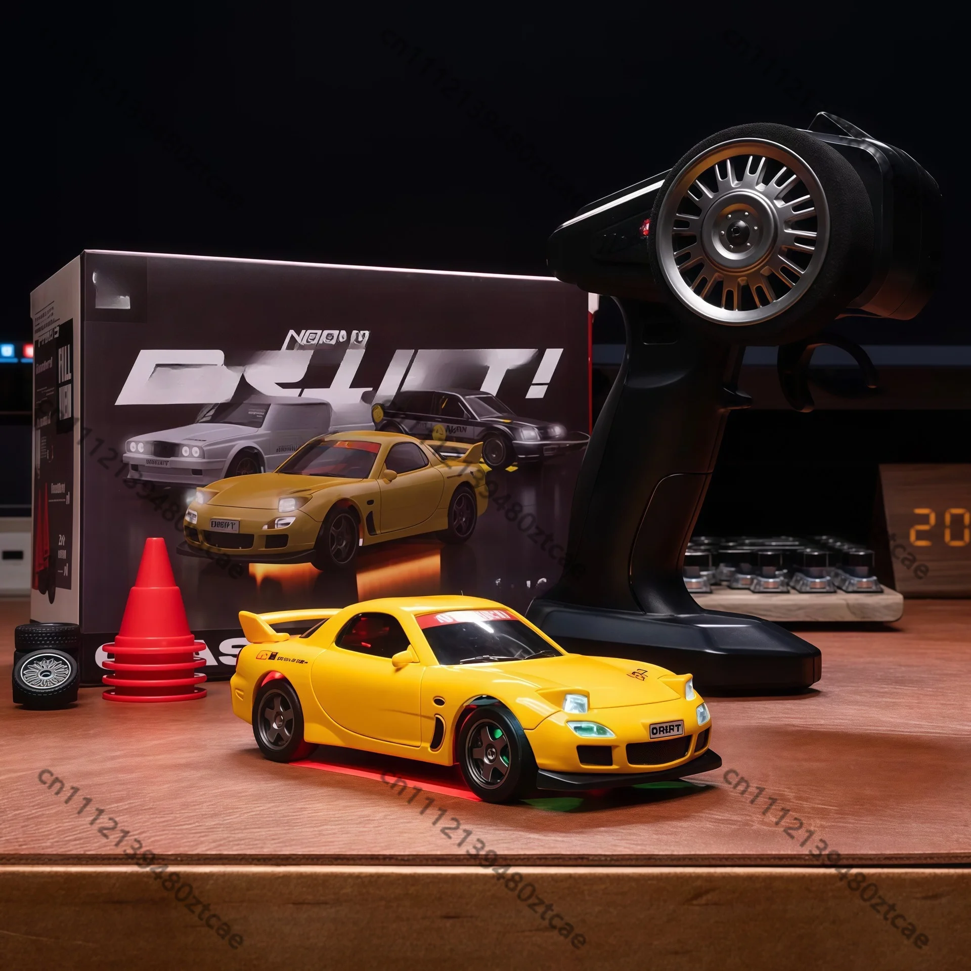 1:43 Mini RC Drift Car Desktop Pocket Racing Remote Control Car Kids Hobby Model Toy