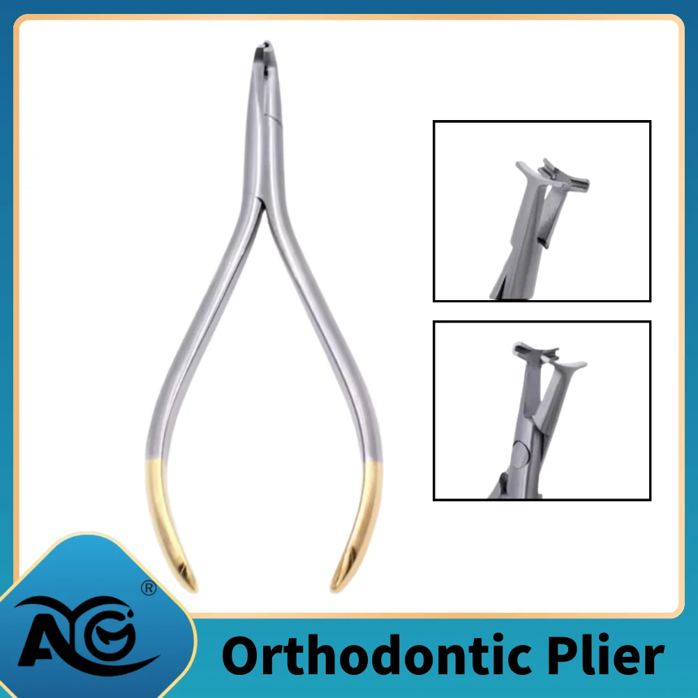 

AG 1PCS Dental Distal End Bending Plier Dentistry Orthodontic Arch Wire Bender Forceps Dental Archwire Cinch Back Pliers