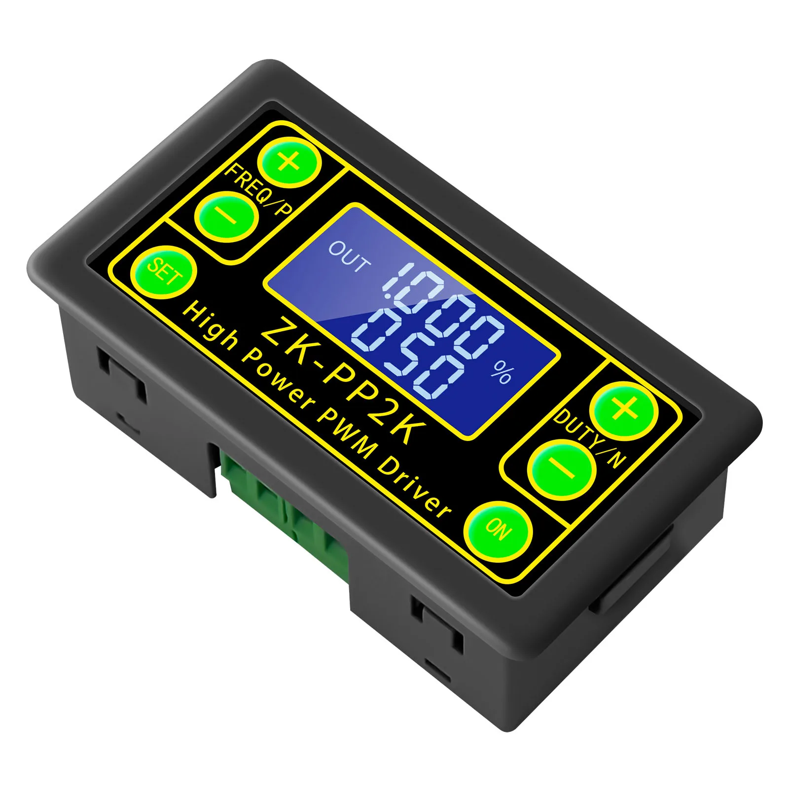 ZK-PP2K High-power PWM Dimming Speed Controller PWM Pulse Generator Driver Signal Generators Electronic Measuring Instruments