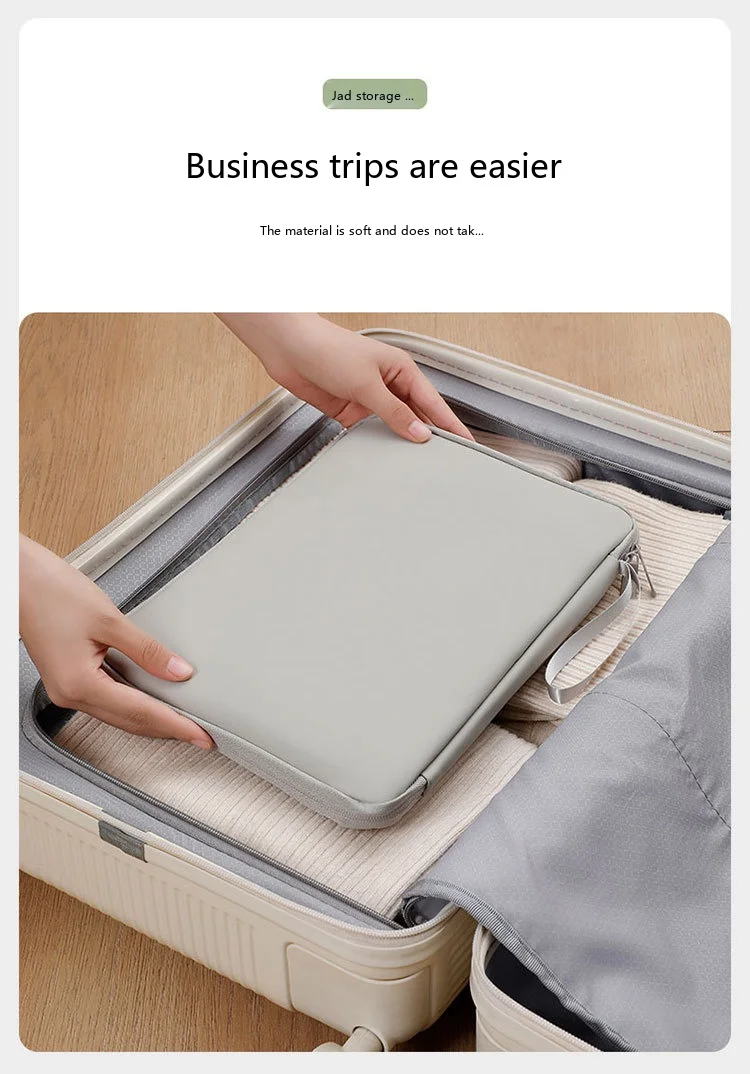 PU-Tablet-Hülle 10,9-13,3 Zoll Schutztasche für iPad mit weichem Futter – Detail 10