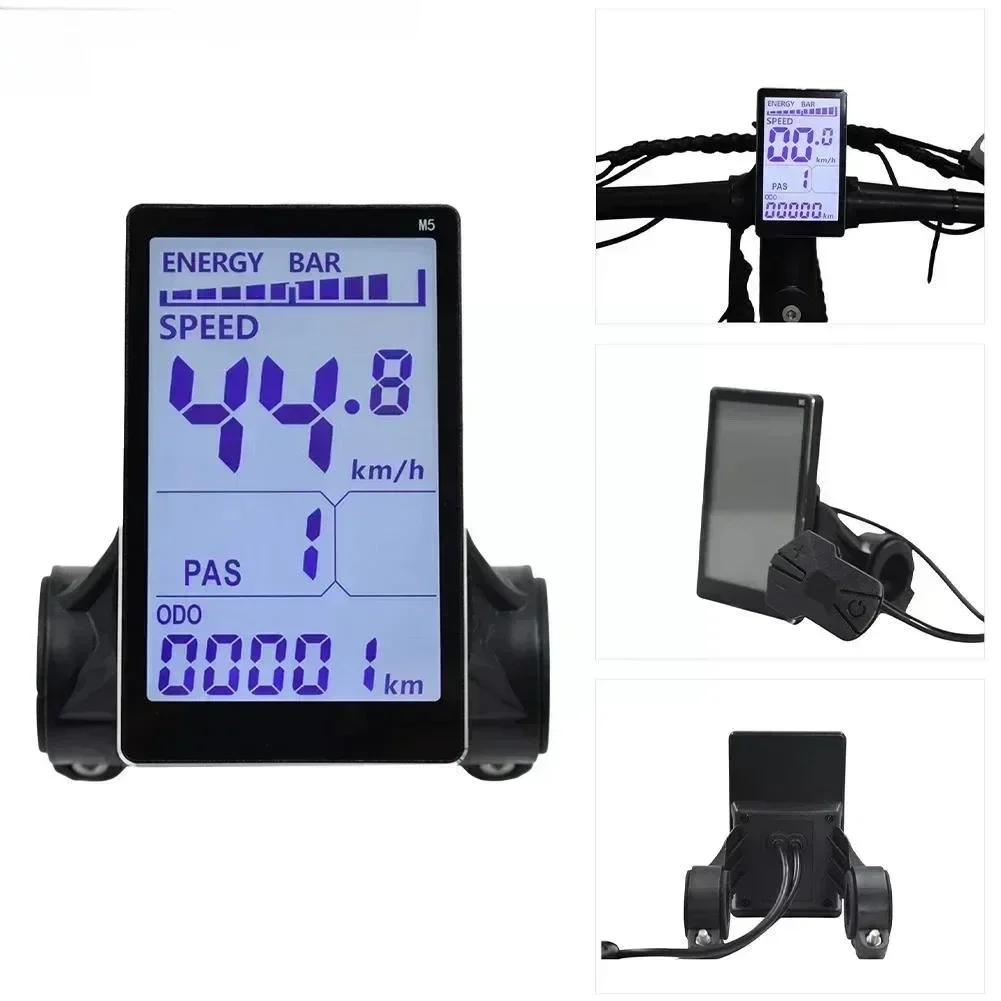 

M5 E-Bike LCD Monitor - 5-Pin Speedometer Control Panel For Electric Scooters