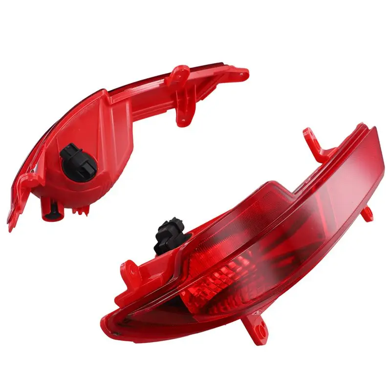 1Pair Rear Bumper Brake Light Fog Light Reflector Warning Lamp For Santa Fe 2013-2016 92405-B8300 92406B8300-T48C