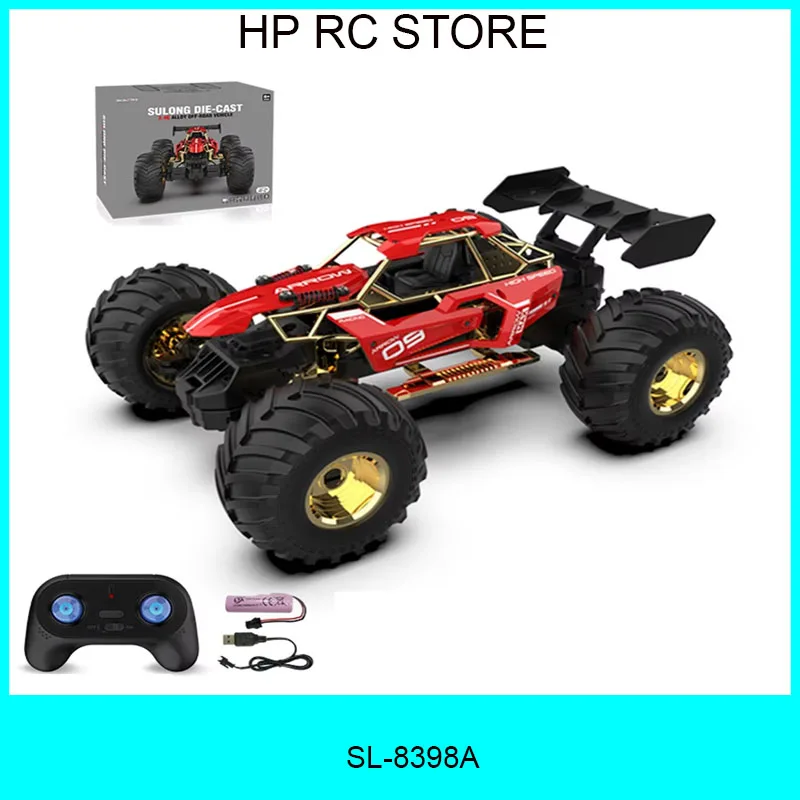 

Sulong -8398A 1:14 Alloy 2.4Ghz RC SUV - Off-Road, Climbing, High-Speed Racer Toy for Kids & Boys
