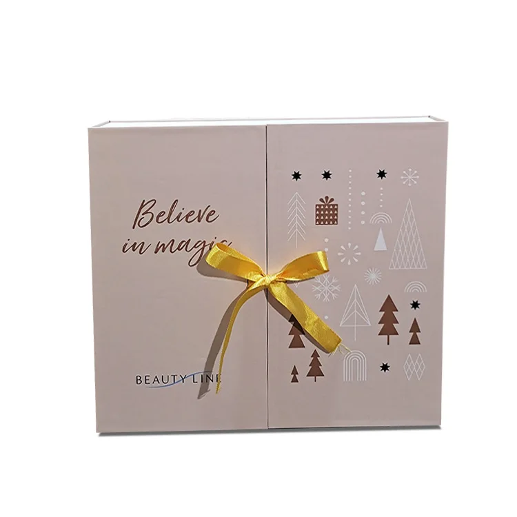 customized. Lamination Gift Black Custom Advent Calendar Box