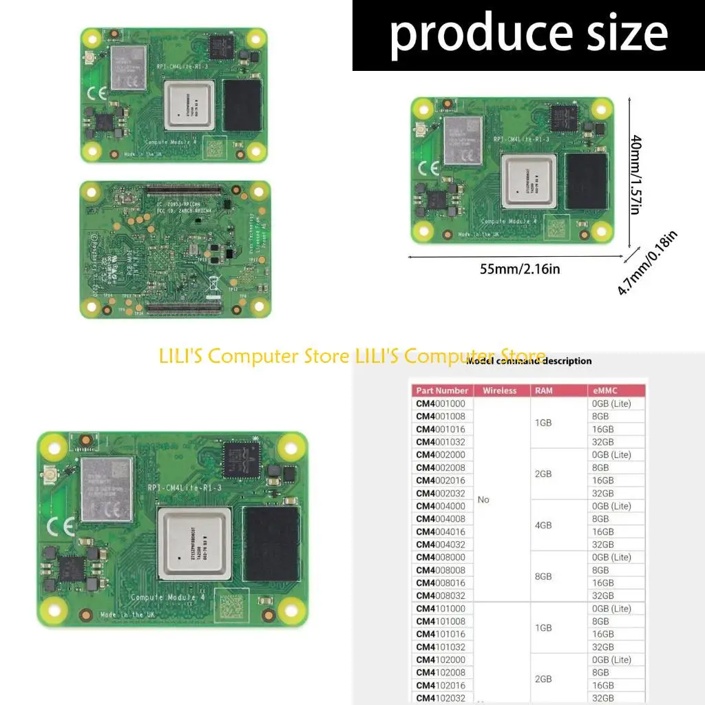 

A52B CM4101000 IoTs Development Board With 1GB RAMs 100MB/s Flash Storage And Two Antennas For Realtime Data Processing