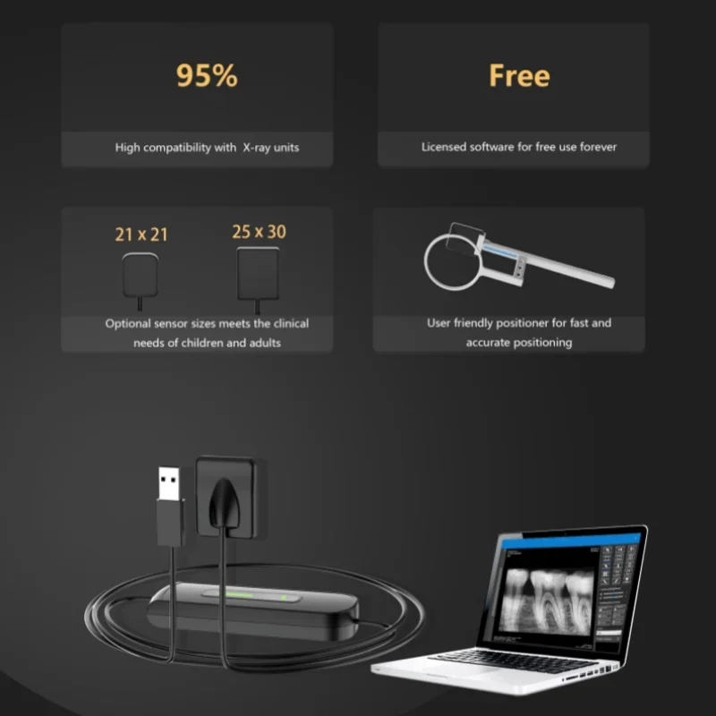 Cheap Price Dentals  X Rays Sensor Rvg Digital Dentals Intraoral Image System X rays Sensor Size 1