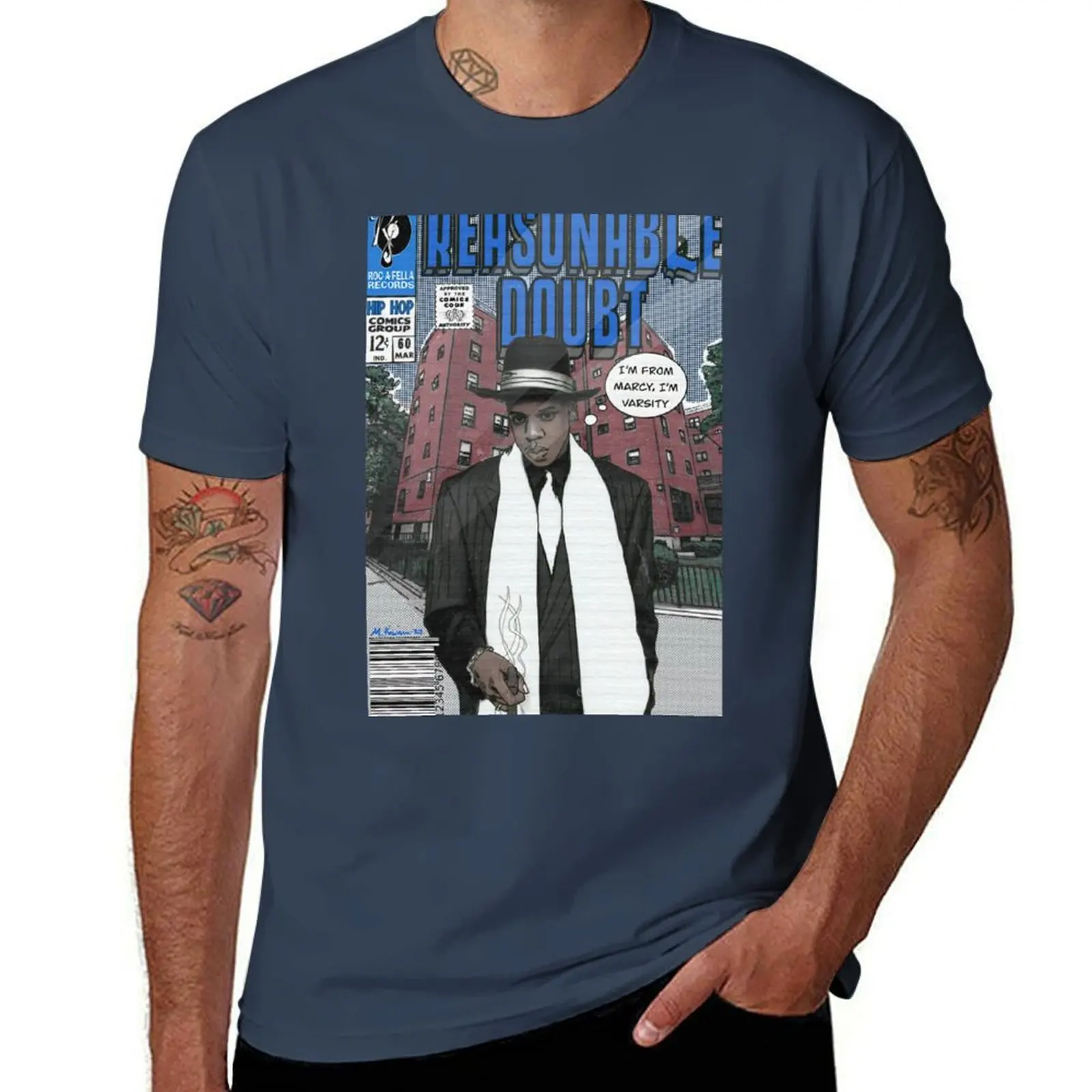 

Reasonable Doubt - I'm From Macy, I'm Varsity T-Shirt Ultra Soft Breathable Tee Top