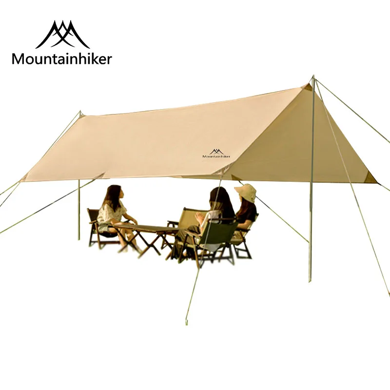 MOUNTAINHIKER Awning Tent Sun Shelter  Sun Shade Auto Camping Outdoor Beach Canopy Tent Party Family Tarps Waterproof Tarpaulin