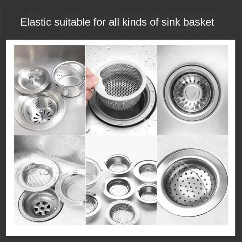 Kitchen Drain Sink Drain Net Bag No Special Smell Disposable Sink Filter Bag Kitchen Sink Accessories Sink Fine Network Port