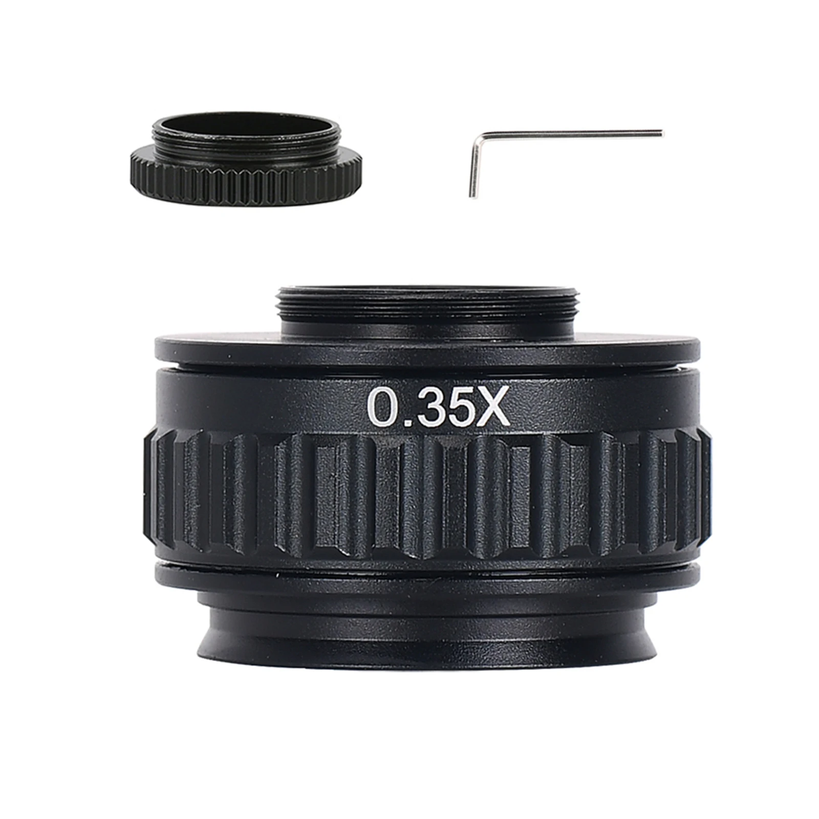 

Microscope Observation 25.4mm Diameter C-Mount Microscope Adapter Adapter For Large Image Sensors 0.35X Reduction Power