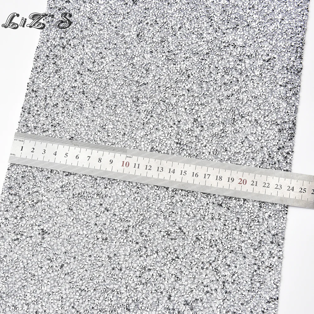 Colorful 24*40cm Crystal Rhinestone Diamond Mesh Hot Fix Self Adhesive Sticker Sheet For DIY Bags Dress Clothing Jewelry Crafts