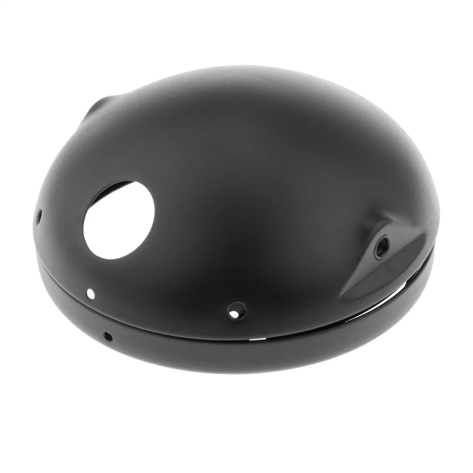 Headlight Housing Holder Bucket Matte Black Metal 7 Inch Replacement for Motorcycle Led Headlights Universal Accessories