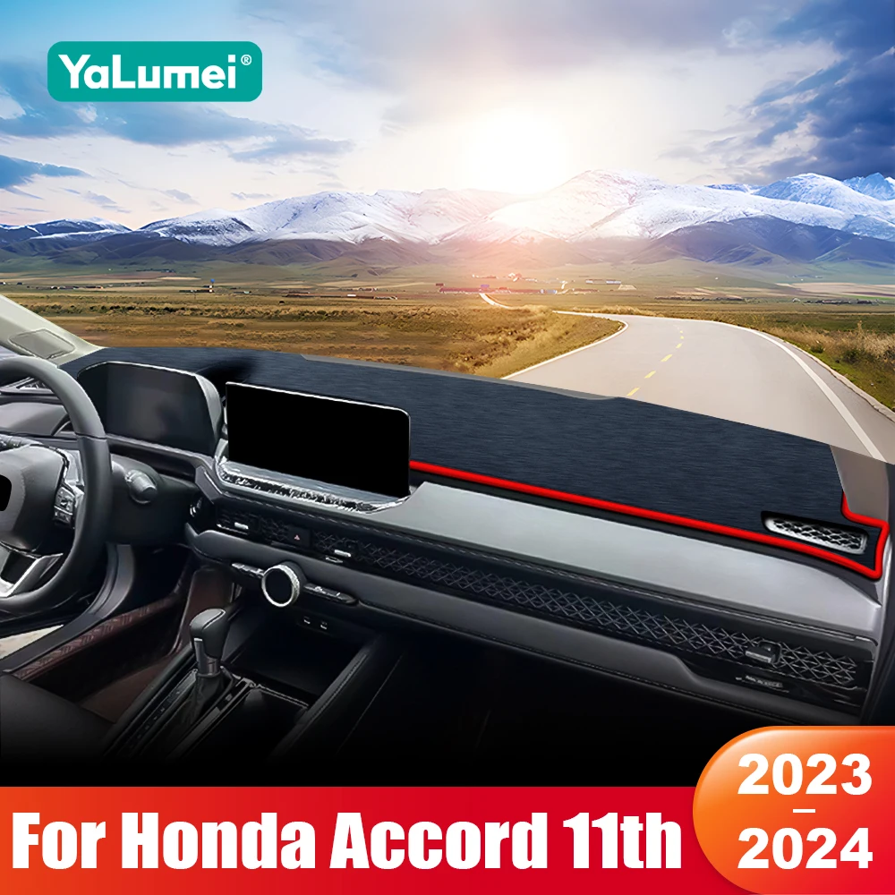 

For Honda Accord 11th 2023 2024 2025 Accord 11 Car Dashboard Sun Shade Cover Instrument Panel Mat Non-slip Pad Accessories
