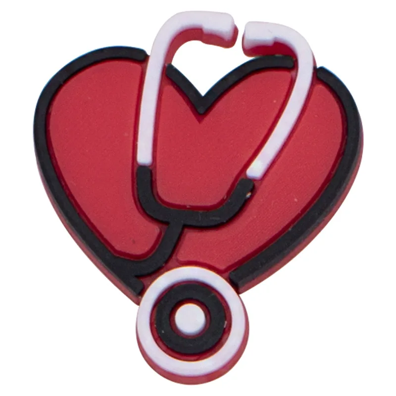 shoe diamond heart PVC shoe Charms Slippers Buckle combination Fit Wristbands accessories Decoration Bands gift unisex party