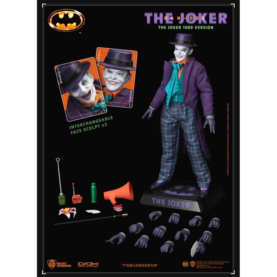 In Stock 100% Original Beast Kingdom DAH032 Joker Mr.J Pudding