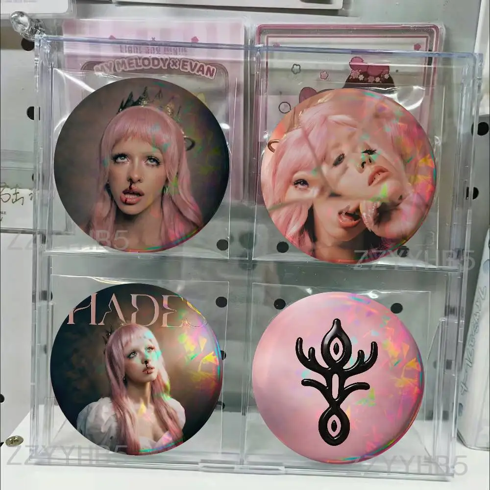 

M-Melanie Martinez HADES Tinplate Pins Round Handmade Brooches for Backpack Accessories Collection Badge 58mm 44mm 32mm 75mm