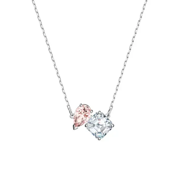 

New version of true love always with heart necklace Crystal from Austrian female clavicle chain for woman
