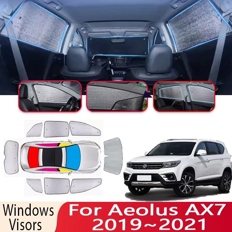 Auto Sonnenschutz für aeolus ax7 2019 ~ 2021 mk2 Windschutz scheibe Sonnenschutz Wärme isolierung Auto Sonnenschutz Visier Autozubehör