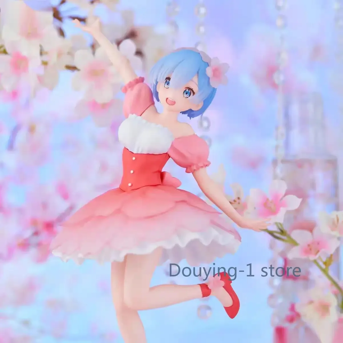 Originale Originale Trrio-Try-iT Figura REM Cherry Blossom Action Figure Modello Animale Orecchio Costume Premio Figura