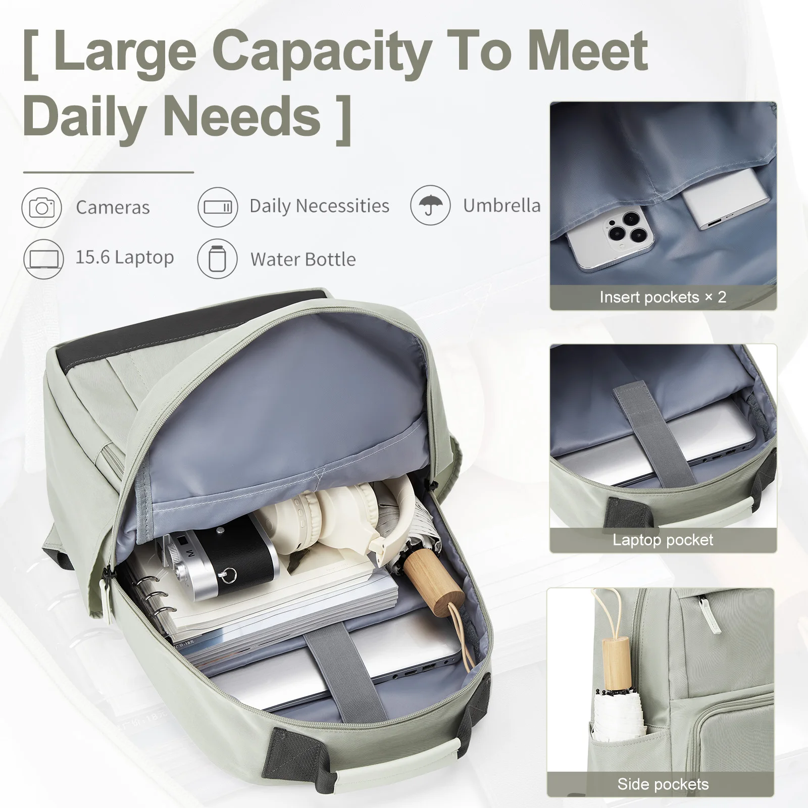 حقيبة ظهر بول فرانك للسفر للمدرسة، حقيبة ظهر كاجوال للطلاب ذات سعة كبيرة للفتيات والأولاد، حقائب ظهر مدرسية جامعية