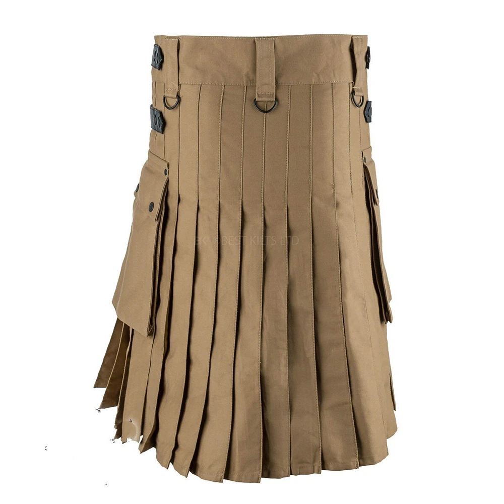 Authentischer schottischer Vintage-Kilt für Herren mit traditionellem, lässigem Punk-Rave-Stil, entworfen für Partys und Junggesellenabschied