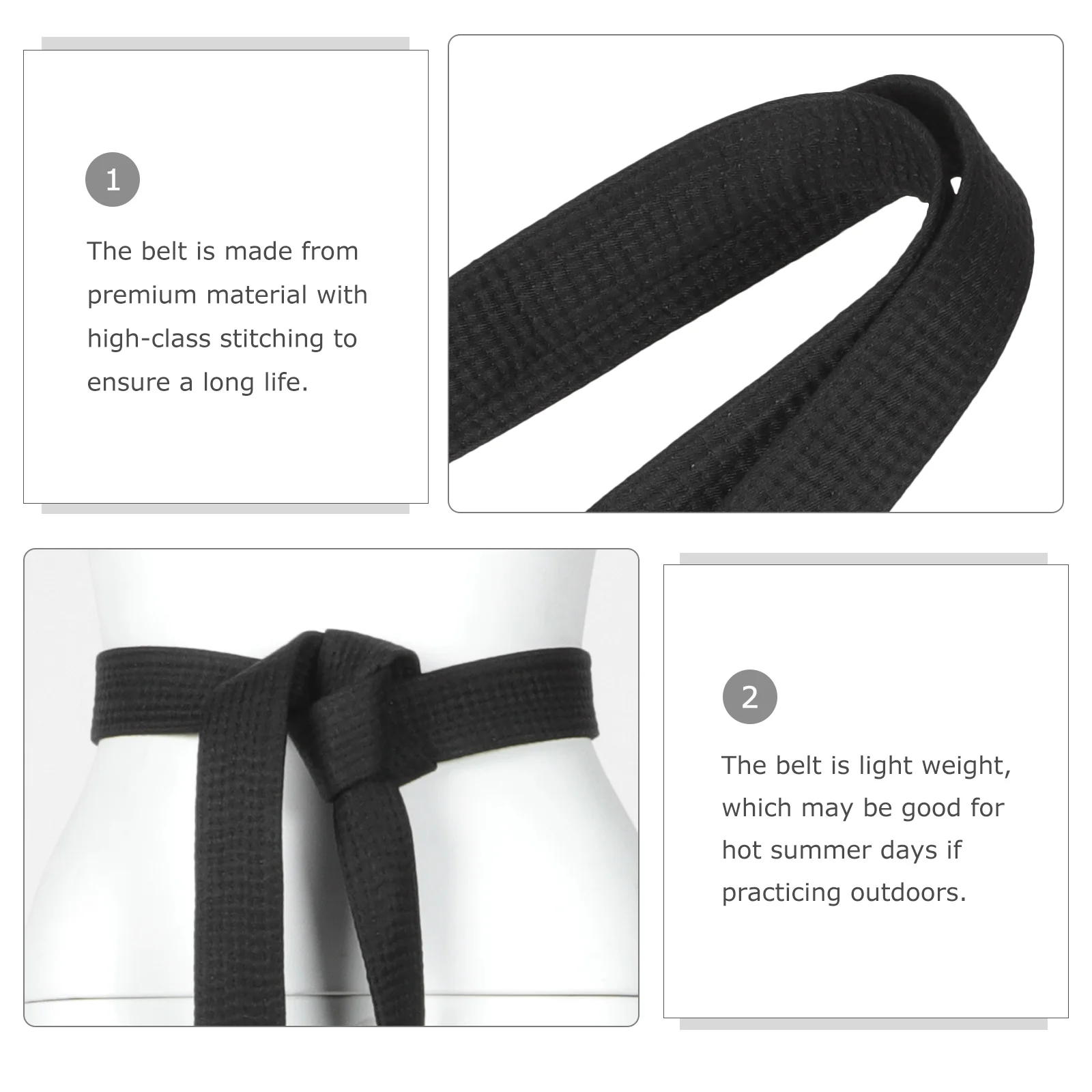 Costume Belt Judo Martial for Men Karate Training Equipment Women's The Flex