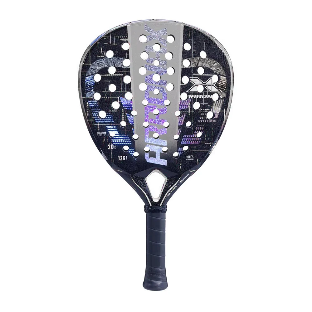 VAIRO Professional Padel Tennis Racket, Soft Face, Carbon Fiber, Lightweight, Fashionable EVA Sports Equipment, High Quality