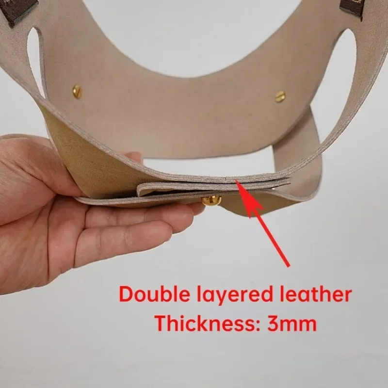Adjustable Sling Cervical Traction Belt Leather Suspension Neck Strengthening Stretch Frame Home Outdoor Correction Neck Joint - view 6