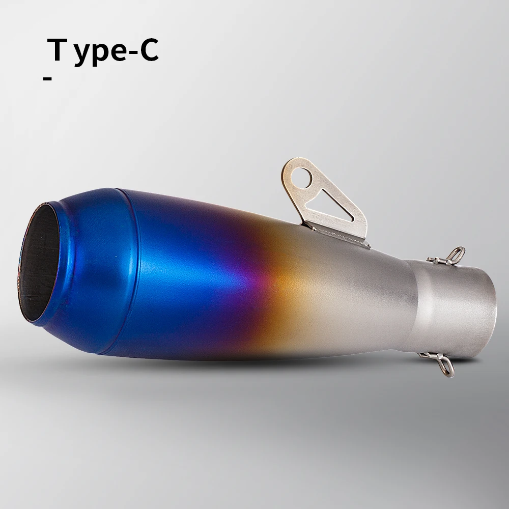 51mm Motorcycle Exhaust  Escape moto Modify Stainless Steel Muffler For Z750 800 900 CBR300 CBR500 C24 MT07 R3 S1000RR C24