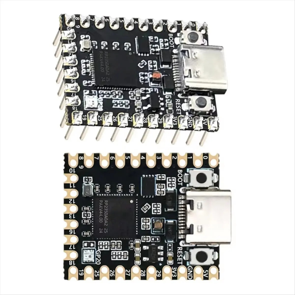For 2 RP2350 Chip Mini Development Board Dual Arm -M33/Dual Hazard3RISC-V 150 MHz Type-C