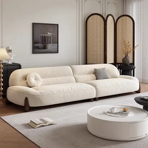 더 긴 여왕 럭셔리 소파 배경 유럽 거실 게으른 사무실 소파 바닥 싱글 키즈 독서 Canape 살롱 액세서리