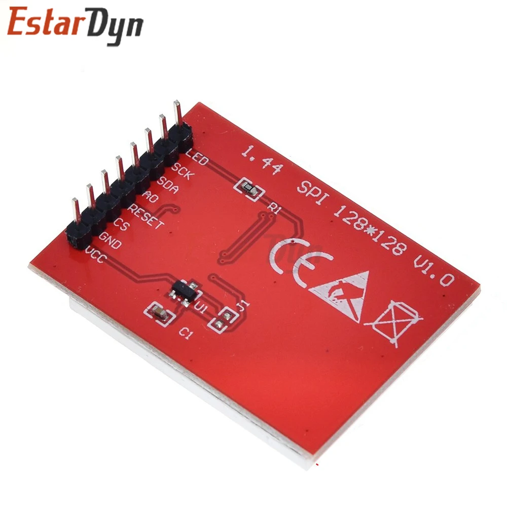 Estardyn 1.44 Inch TFT LCD Display Module 128x128 SPI 65K Full Color ST7735S Screen for ESP32 DIY Project