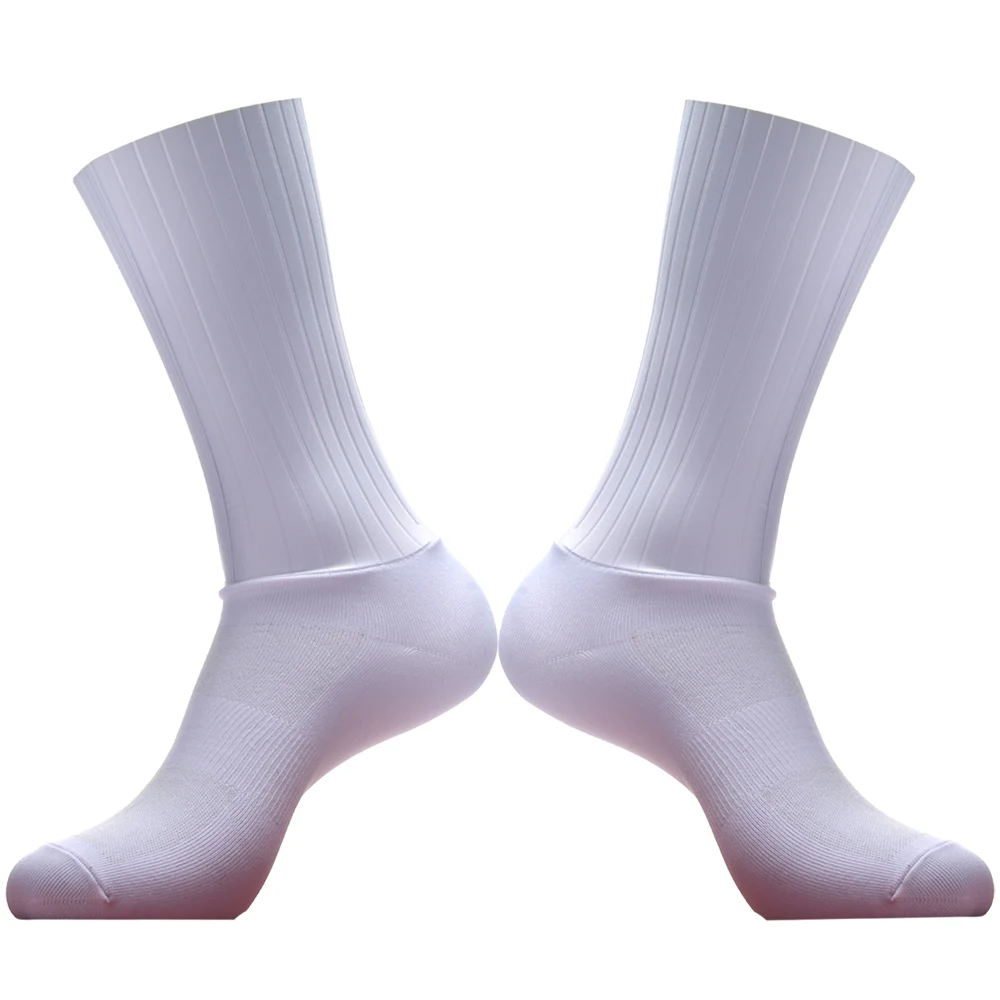 Anti Slip Silicone Seamless Aero Socks New Summer Breathable Cycling Socks Men Women Road Bike Calcetines Ciclismo