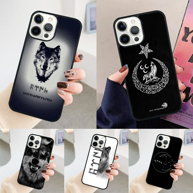 

Чехол для телефона Божок серый волк на турецком языке, чехол для iPhone 17, Air 14, 15, 16, 16e Pro Max, чехол для apple 11 12 13 Pro Max Plus