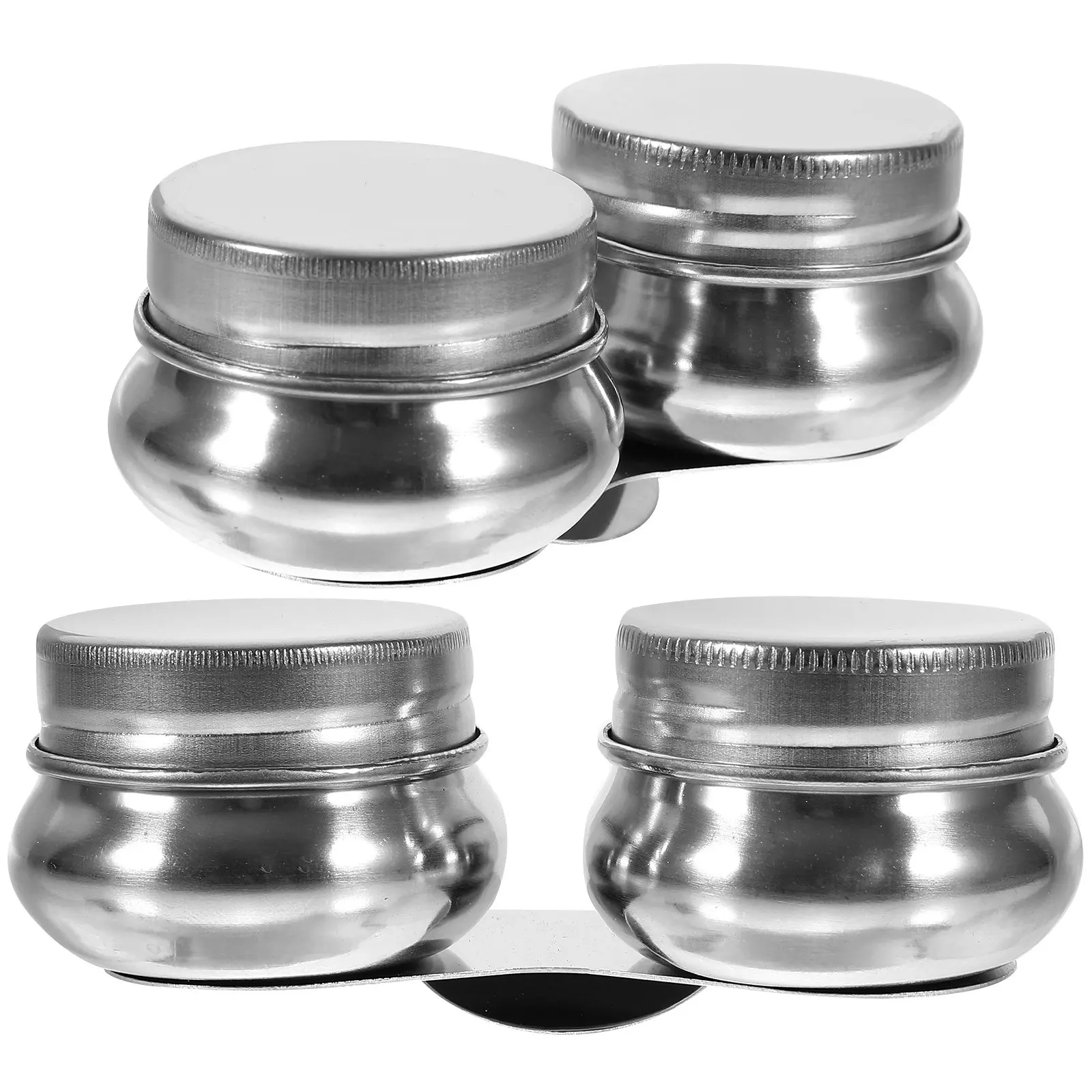

2Pcs Stainless Steel Palette Cup Professional Oil Painting Mixing Cup Portable Dipper Style for Artists Beginners Outdoor Use