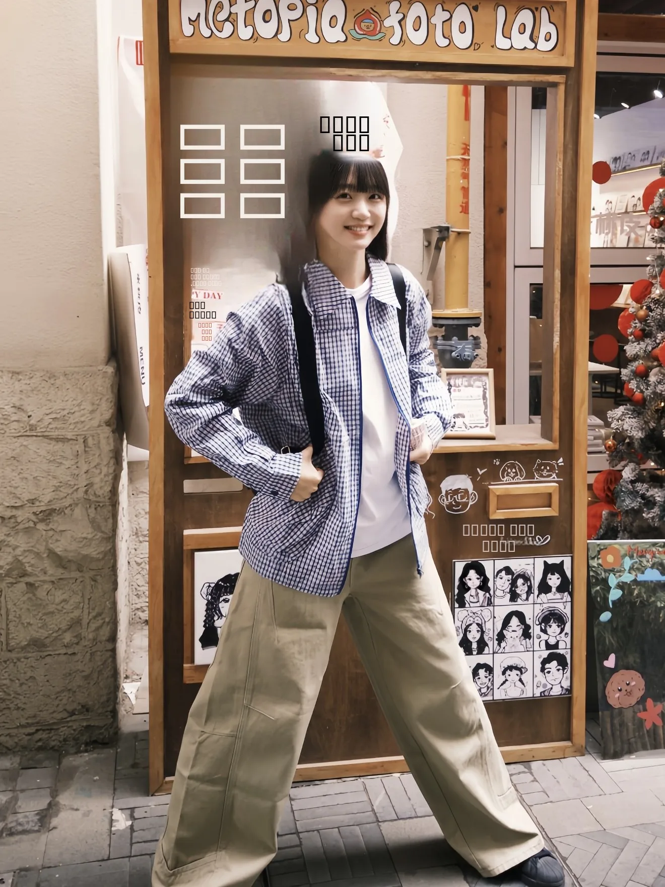 الرجعية الأمريكية منقوشة زيبر irt Jaet فضفاضة تناسب ex الخريف تصميم غير رسمي متعدد الاستخدامات جودة عالية طويلة Sve زر لأعلى #5