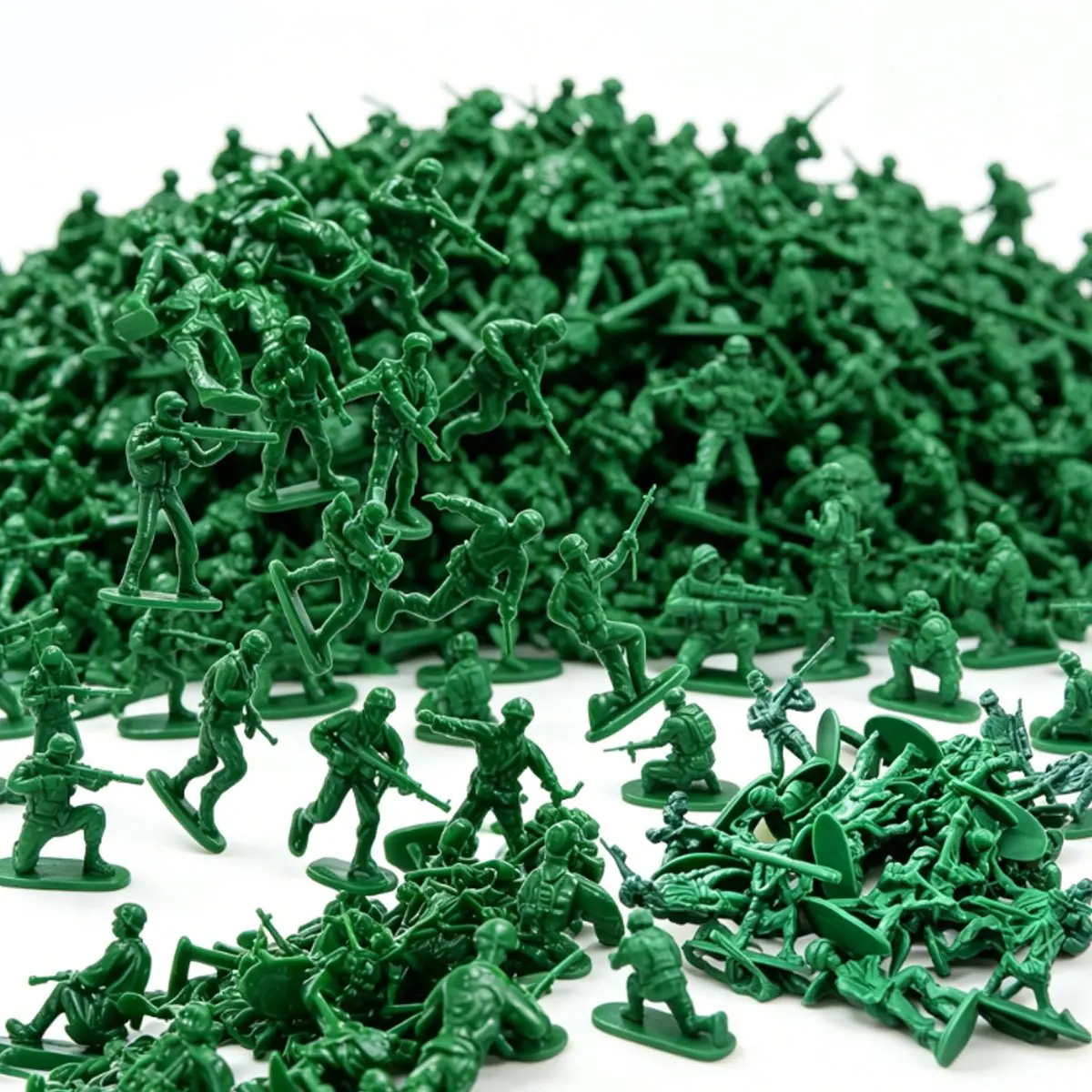 26/52/72Pcs 5cm Green Military Tactical Soldier Miniatures – Army Model Figures for Collectors, Diorama Displays, ZSY