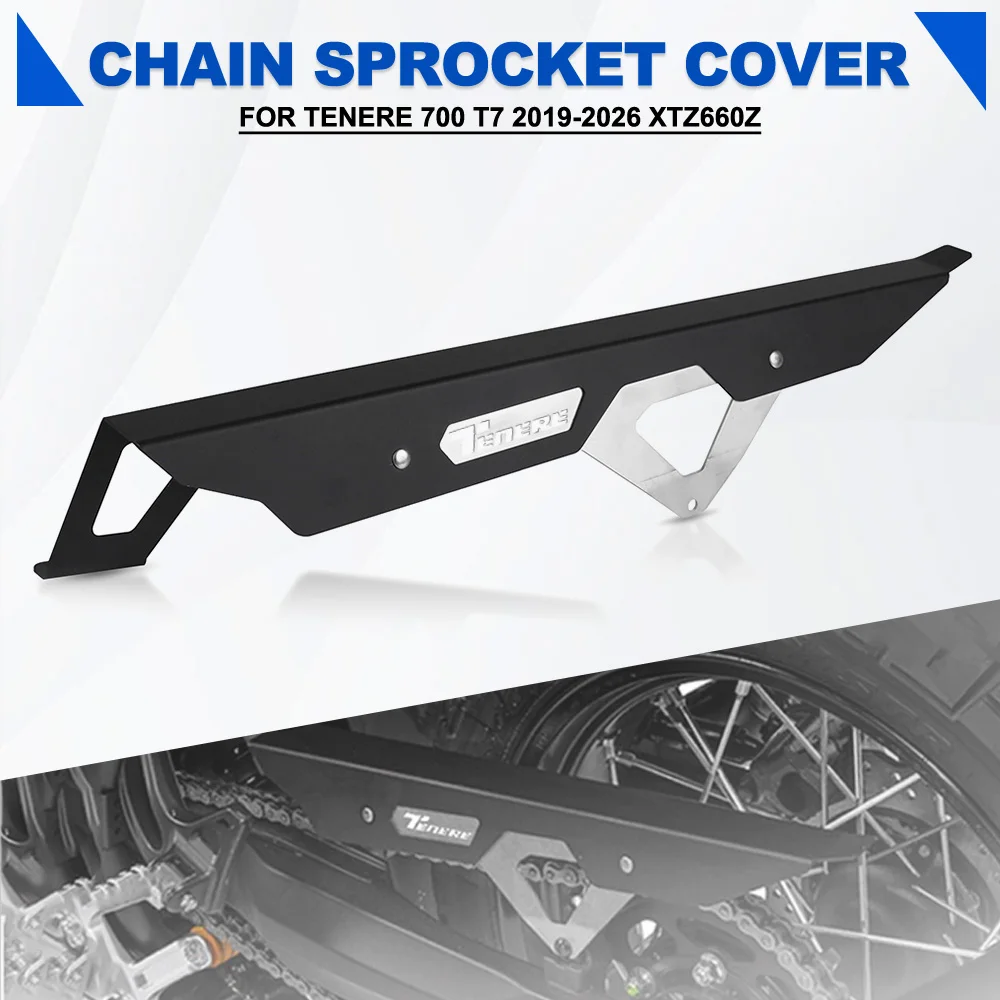 

FOR YAMAHA TENERE 700 2019-2023-2024-2025-2026 Motorcycle Chain Guard Protector Decoration Chain Sprocket Frame Cover T7 XTZ660Z