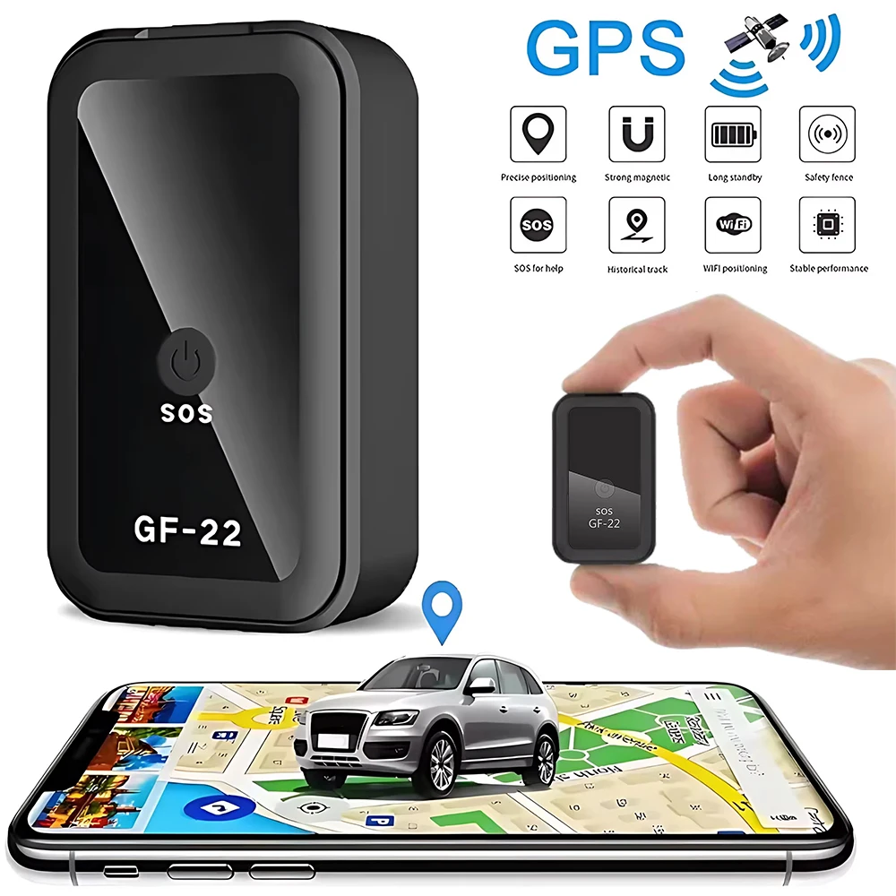 

GF 22 Mini GPS Tracker Magnetic Positioner Anti-lost Tracking GPS for Car Motorcycle Global Positioning System Car Accessories