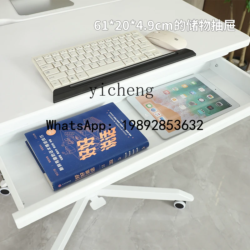 B-4  pneumatic lifting removable computer desk  table desktop office study table standing desk lifting table