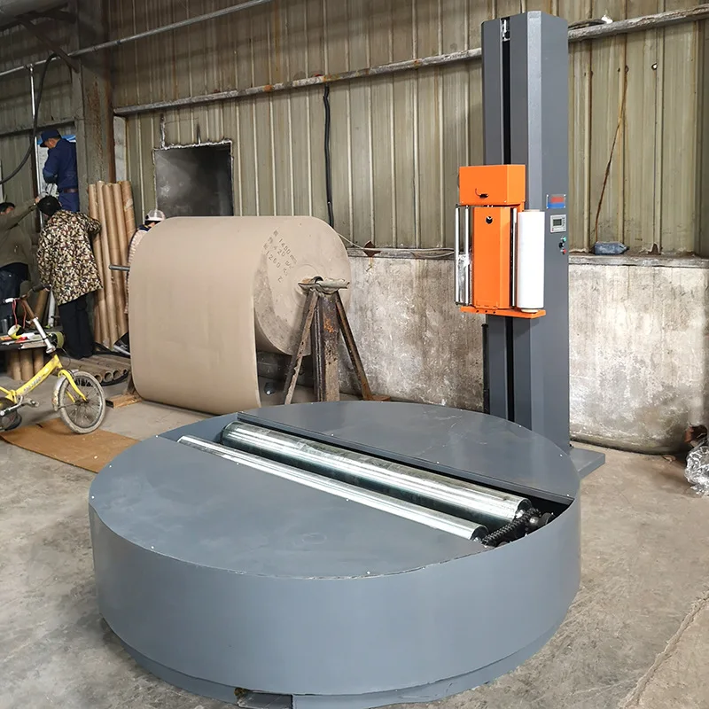Paper roll stretch film packaging machine, paper tube wrapping machine, two-dimensional stretch film machine c