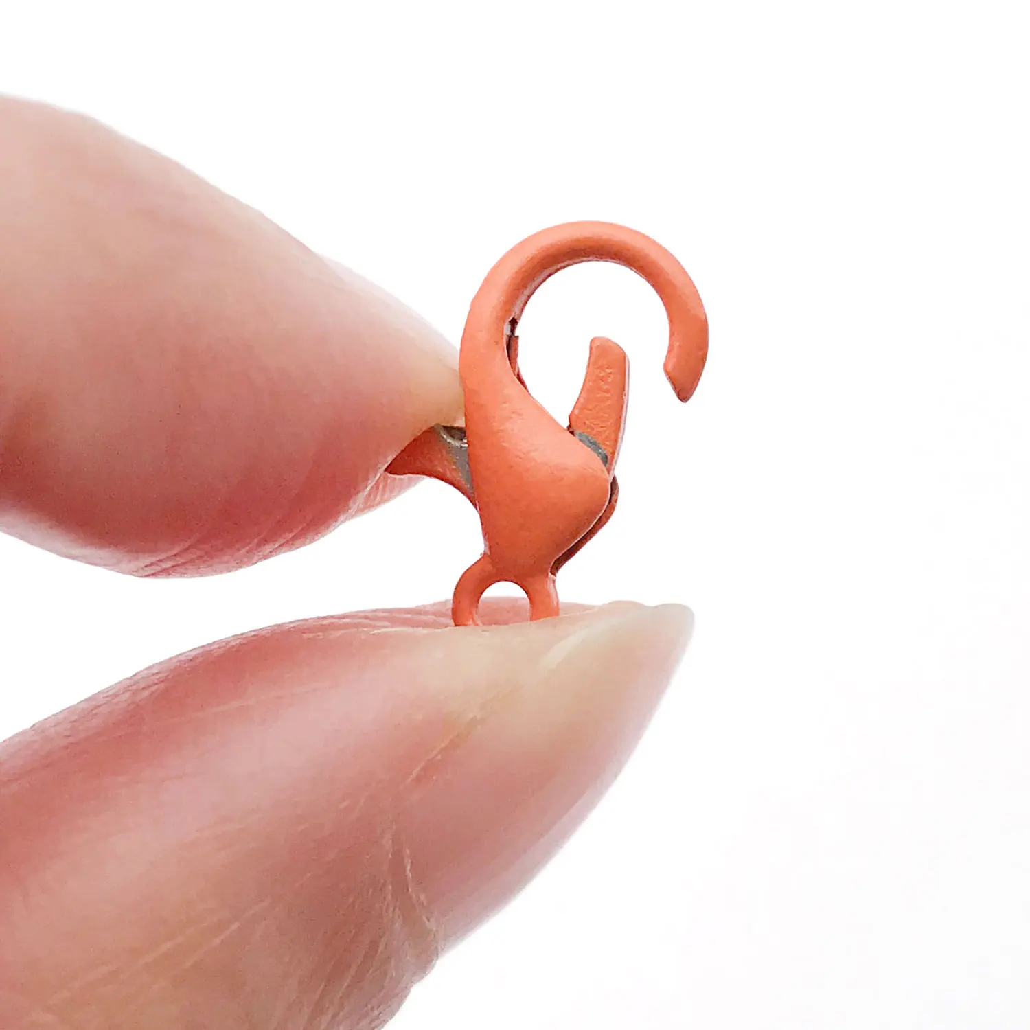 50 pz 8*14mm In Lega di Zinco Aragosta Chiusura Artiglio Catenacci Portachiavi per Braccialetti FAI DA TE Collane Orecchini Creazione di Gioielli Accessori