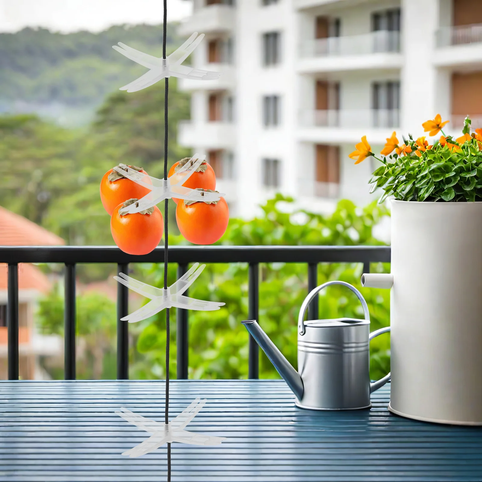 

Plastic Persimmon Drying Rack Collapsible Multi-Tier Fruit Vegetable Hanger Dehydrator Stand for Kitchen Garden Air Drying Food