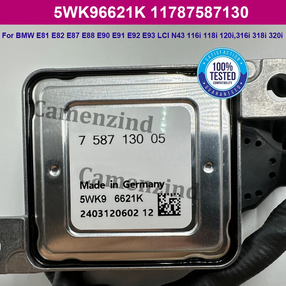 

5WK96621K 11787587130 7587130 New Nitrogen Oxide Nox Sensor For E81 E82 E87 E88 E90 E91 E92 E93 LCI N43 116i 118i 120i 316i 318i