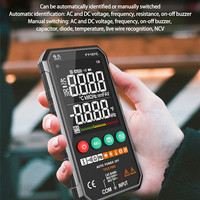 Digital Multimeter FY107C FY107B Universal Meter AC DC Voltage Ture RMS NCV Transistor Capacitor Temp Auto Voltage Smart Meter