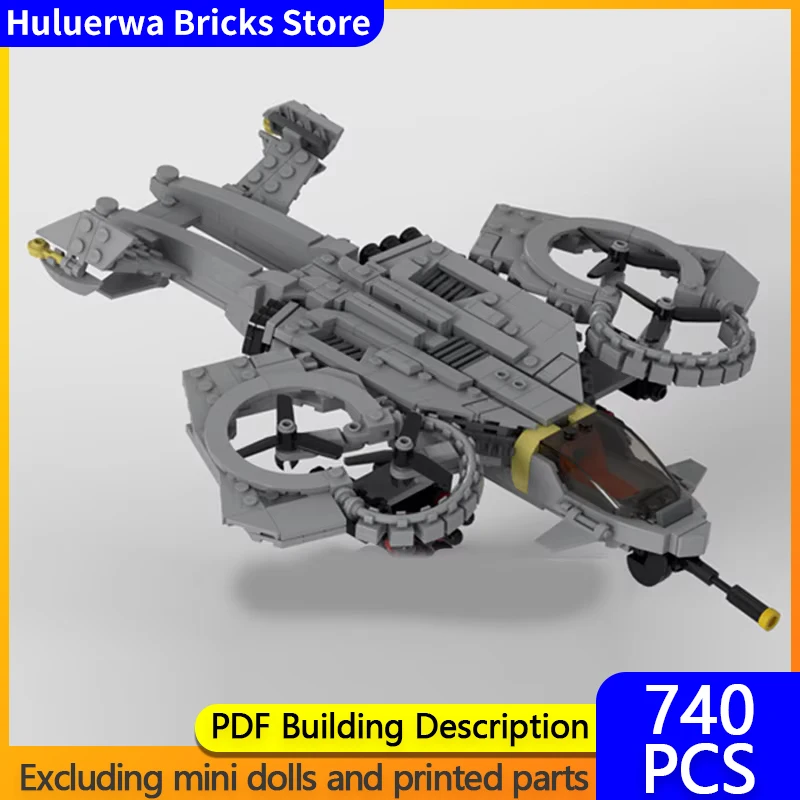 Popular Movie Model MOC Building Bricks Armed Quadcopter Helicopter Modular Technology Gifts Holiday Assemble Children Toys Suit