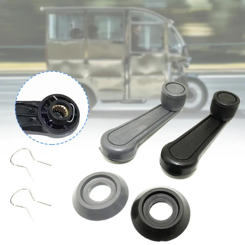 Car Window Lifter Hand Cranked Handle Car Window Connect Crank Hand 2 Door Lever Universal Winder Color Handle U1T9