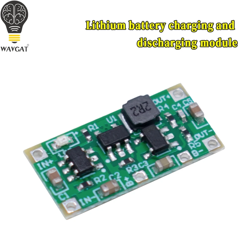 WAVGAT 3.7V reduced 1.5V 3V module 4.2V lithium battery replaced AA battery dry battery MCU instead of AAA battery