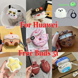 Creative Cool Cover for Huawei Freebuds 5i Case Earphone Case Huawei Buds 5i Funda Cover Cartoon Case Silicone Fashion Box